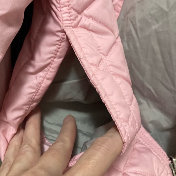 The North Face Pink Quilted Mock Neck Jacket - Picture 6 of 9